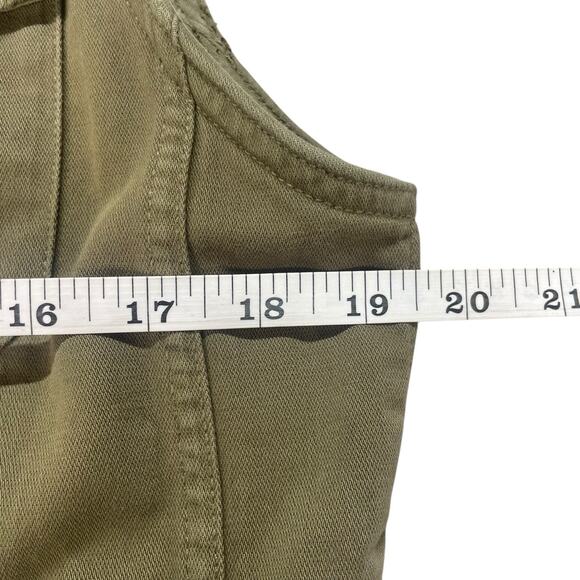 Lucky Brand Safari Utility Vest Women’s L Military Drawstring Waist Street Wear - Picture 13 of 14